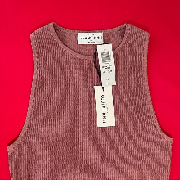 NWT Aritzia Babaton Sculpt Knit Racer Mini Dress XS - Picture 3 of 5